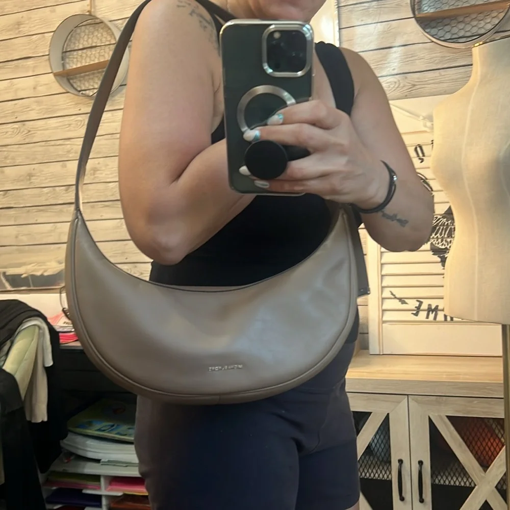 Michael Kors Brown Leather Shoulder/crossbody Bag